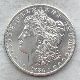 1884 - O Bu Morgan Silver Dollar 90 Silver $1 Coin Us Ha116