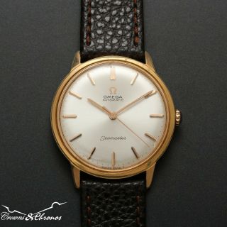 Vintage 1965 Omega Seamaster Automatic Gold & Rose Gold Cal 552 Ref 165.  002