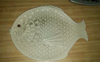 Fitz And Floyd Classic Hand Crafted 12x9 Fish Platter