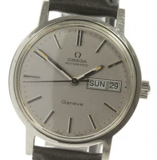 Omega Geneve Day Date Cal.  1022 Silver Dial Automatic Men 