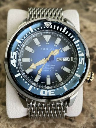 Seiko Srp453 Limited Edition Blue & Gold Very Rare