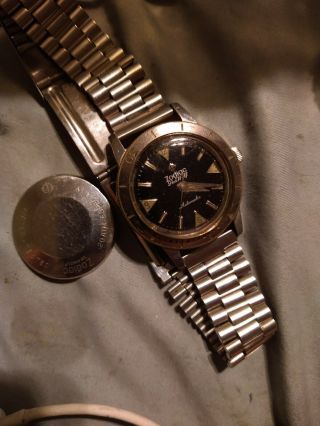 Vintage Zodiac Sea Wolf Men ' s Automatic Watch 70 - 72 702916 (17 jewels) 3
