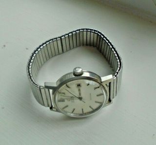 Vintage Omega Geneve Date Display Automatic Wristwatch 1481 Movement