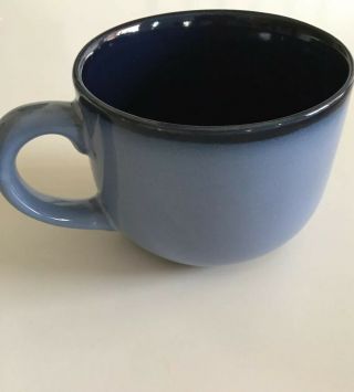 Sango Nova Blue Jumbo Soup Mugs Set Of 3