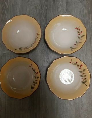 Set Of 4 - Better Homes And Gardens Tuscan Retreat Soup / Cereal Bowls