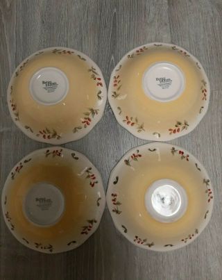 SET OF 4 - Better Homes and Gardens TUSCAN RETREAT SOUP / CEREAL BOWLS 2