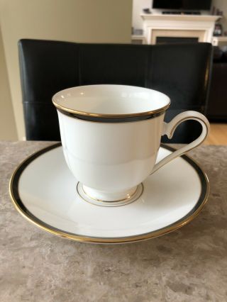 Lenox Kristy China Footed Cup And Saucer Set