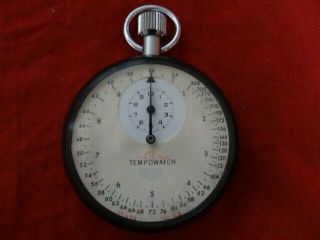 Rare Fine Vintage Heuer Cecil Effinger Tempowatch Swiss No.  23 Musical Stopwatch