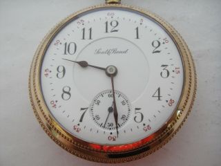 323 The Studebaker South Bend - 17J adjusted 5 pos 18s pocket watch 3