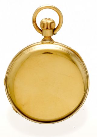 18K Gold Hunter Case Pocket Watch | Day Date & Time Dial 16 Jewel 16 Size CA1885 3