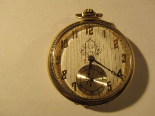 Vintage Waltham Colonial 14k Gold Pocket Watch Presented By Packard Motor Co.