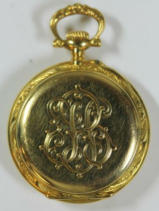 c.  1909 Patek Philippe Ladies Pocket Watch,  18K Gold Case,  Running 2