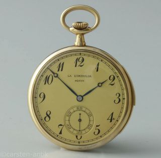 Audemars Piguet 1910 Flat Quality Extra Pocket Watch Minute Repeater 18k Gold