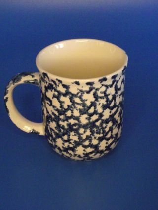 Folk Craft Coffee Mugs Blue Sponge Tienshan SET OF 4 3