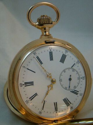 Solid 18ct Rose Gold Minute Repeater Pocket Watch