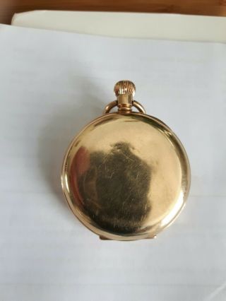 Good Quality J.  W.  Benson Solid 9 Carat Gold Gentleman ' s Pocket Watch. 2