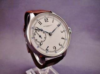 Patek Philippe & Co.  Stainless Stainless Steel Pocket To Wrist Watch Conversion.
