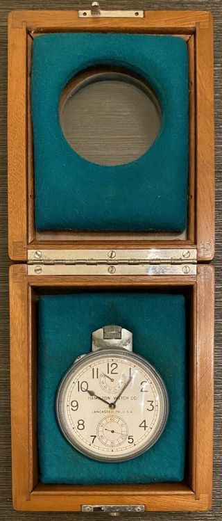 1940’s Era U.  S.  Navy Hamilton Chronometer Watch