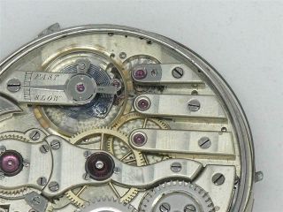 VERY NICKEL 46MM LECOULTRE MINUTE REPEATER MOVEMENT,  RUNNING 3