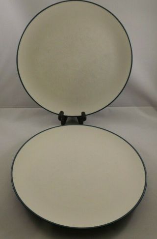 Noritake Colorwave Blue 8484 Dinner Plates Set Of 2 10.  5 "