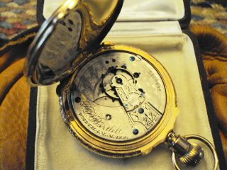 Heavy 14k Solid Gold Waltham Hunter Case Pocket Watch 142.  1 Grams