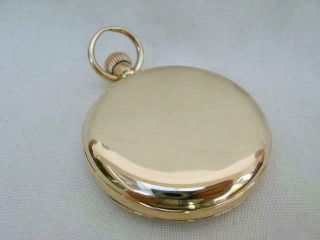Good Quality J.  W.  Benson Solid 9 Carat Gold Gentleman ' s Pocket Watch. 2