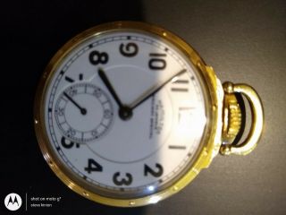 Hamilton Pocket Watch 950b 23 Jewel Railway Special 10k Gold Filled Good Running