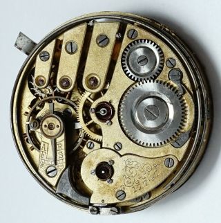Swiss Minute Repeater Partial Pocket Watch Movement Only,  Parts/repair - Rf45844