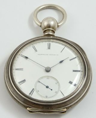 Waltham Civil War Era Appleton Tracy & Co Model 1860 Pocket Watch,  15j - Rf45692