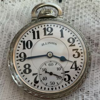 Illinois 16s 21 Jewel 60 Hour Type Iii “bunn Special” Pocket Watch Factory