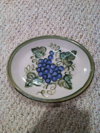 John B Taylor Oval Serving Platter - Blue Grapes Pattern - Ceramics 3