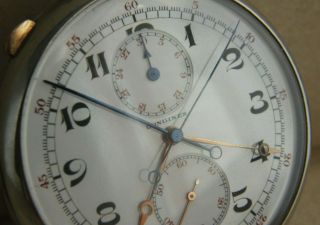 Longines Pocket Watch Split Second Chronograph Rattrapante 19.  73n