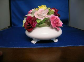 Vintage Royal Adderley Floral Arrangements,  Bone China,  Made In England