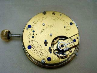 Good English Connell Quarter Repeater Pocket Watch Movement Good Order 3