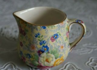 Vintage Lord Nelson Ware Rose Time Chintz Small Creamer,  England