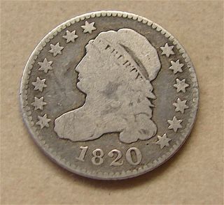 1820 Capped Bust Dime - - - - - Coin - - - - -