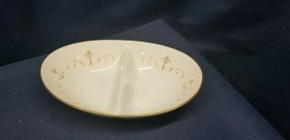 Vintage Noritake Fine China " Courtney " Pattern 6520 Oval Divided Serving Dish