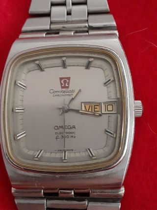 Vintage Omega Constellation Electronic Chronometer F300hz