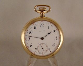 111 Years Old E.  Howard 17j Series 3 10k Gold Filled Open Face 16s Pocket Watch