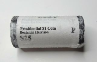 2012 - P Benjamin Harrison Presidential Dollar - $25 - Roll