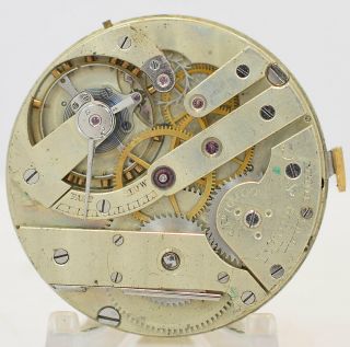 Tiffany & Co Pocket Watch Movement Possibly By Patek Or Ekegren - Runs
