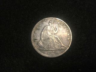1876 - Cc Carson,  Silver,  Seated Half Dollar