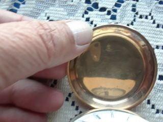 Waltham Appleton Tracy 18s 17 Jewel Pocket Watch,  Gold Filled Full Hunter Case 2
