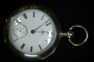 1882 Waltham 18s 11j Gr.  P S Bartlett Model 1877 Adjusted Key Wind Pocket Watch