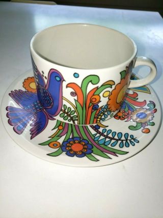 Acapulco Villeroy And Boch Mid Size Cup And Saucer - Origina