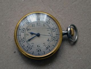 Ca1910 Vintage Longines Swiss Made Pocket Watch Running Switzerland Rare