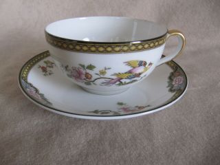 Vintage Noritake Pheasant Cup And Saucer In