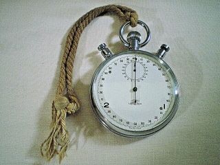 Nero Lemania Stop Watch.  Split Second Rattrapante Chronograph,  Model 1230.