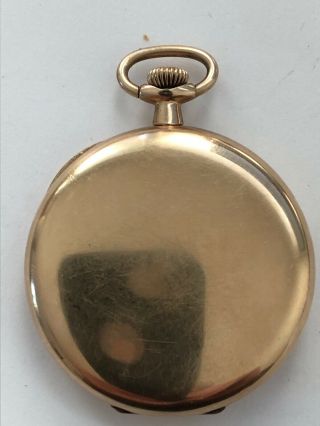 Hamilton 920 23 jewel pocket watch 14k yellow gold filled case 1922 2