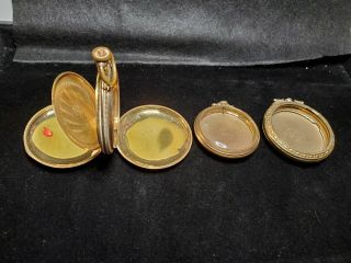 104 Grams 10k Gf,  Rgp,  10 Year Gold Filled Pocket Watch Cases For Scrap